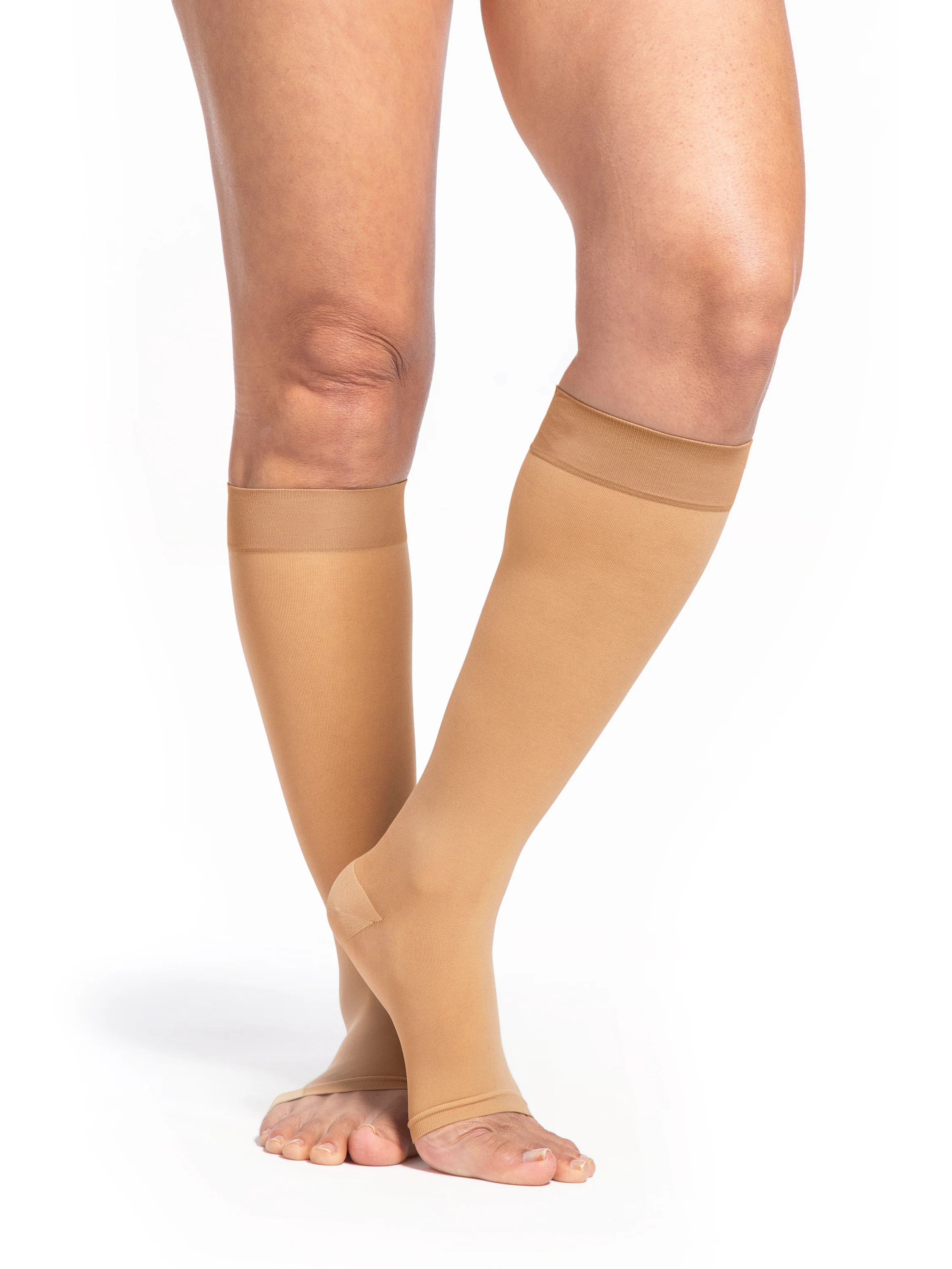 Women's Style Sheer Calf Open-Toe 15-20mmHg - Image 4